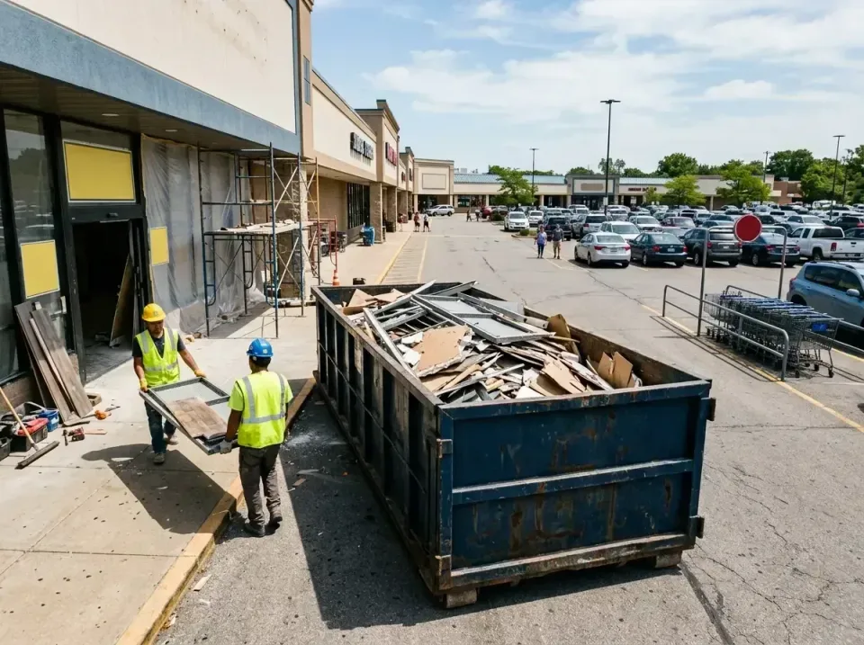 retail-store-renovation-debris-003 — frequently asked questions, Roll-off Dumpster Rentals in Ferguson, MO